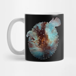 Galaxy Pufferfish Mug